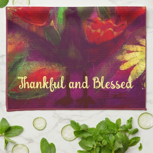 Serviette De Cuisine Merci Bienheureux Blessé Whim (Plié)