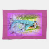 serviette de cuisine mermaid rêveuse (Horizontal)