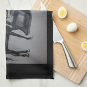 Serviette de cuisine mignonne 16 par 24 pouces (Quart Plié)