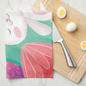 Serviette de cuisine mignonne de l'aquarelle | de (Quart Plié)