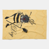 SERVIETTE DE CUISINE MIGNONNE DE NID D'ABEILLES DE (Horizontal)