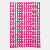 Serviette de cuisine mignonne rose de motif de (Vertical)