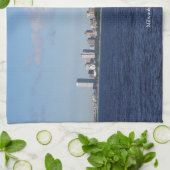 Serviette de cuisine Milwaukee Skyline (Plié)