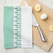 Serviette de cuisine "Mint Tea" (Quart Plié)