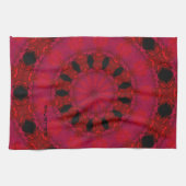Serviette de cuisine modelée par rouge (Horizontal)
