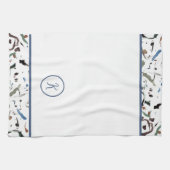 Serviette de cuisine moderne Abstraite initiale él (Horizontal)