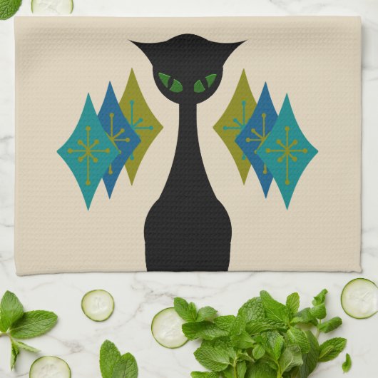 Serviette de cuisine moderne de la moitié du (Plié)