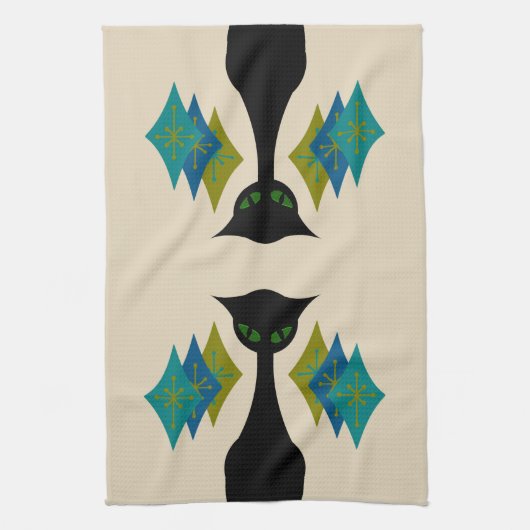 Serviette de cuisine moderne de la moitié du (Vertical)