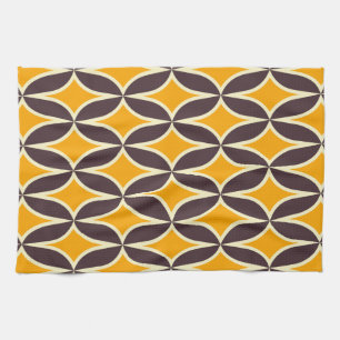 Serviette de cuisine moderne du milieu du siècle