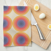 Serviette de cuisine moderne du milieu du siècle (Quart Plié)