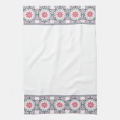 Serviette de cuisine moderne rose Grey (Vertical)