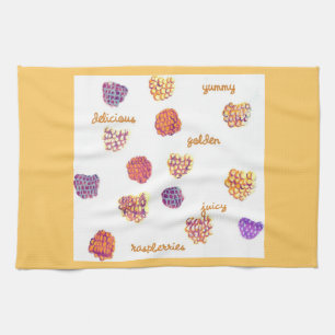 Serviette de cuisine MoJo américaine en framboises