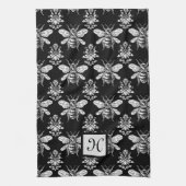 Serviette de cuisine Monogram Queen Bee (Vertical)