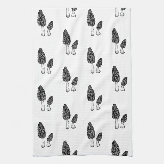 Serviette de cuisine Morel Mushroom (Vertical)