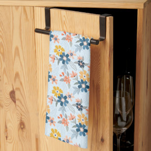 Serviette de cuisine Motif à fleurs inspirée Boho