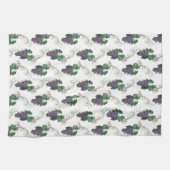 Serviette de cuisine motif à raisin de campagne (Horizontal)
