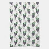 Serviette de cuisine motif à raisin de campagne (Vertical)