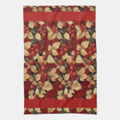 Serviette de cuisine Motif Berry et Leaf (Vertical)