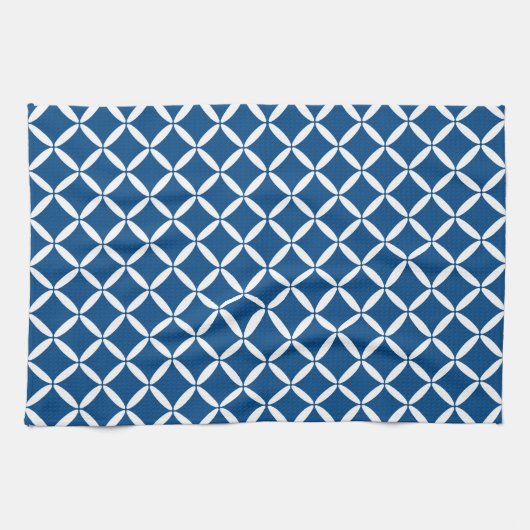 Serviette de cuisine Motif bleu (Horizontal)