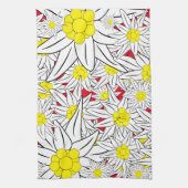 Serviette de cuisine Motif Bold Edelweiss (Vertical)