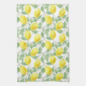 Serviette de cuisine Motif citron de campagne (Vertical)