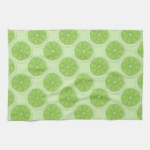 Serviette de cuisine Motif de chaux verte (Horizontal)
