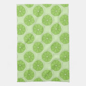 Serviette de cuisine Motif de chaux verte (Vertical)