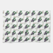 Serviette de cuisine motif de raisin (Horizontal)