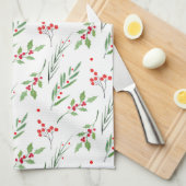 Serviette de cuisine Motif mixte de Noël (Quart Plié)
