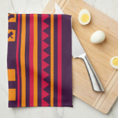 Serviette de cuisine motif Monogram sur mesure (Quart Plié)