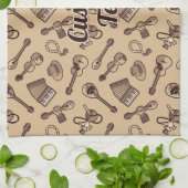 Serviette de cuisine Motif Rebetiko (Plié)