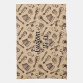 Serviette de cuisine Motif Rebetiko (Vertical)