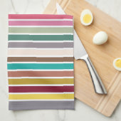 Serviette de cuisine Motif rétro (Quart Plié)