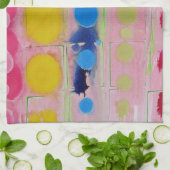 serviette de cuisine multi de couleur (Plié)