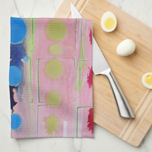 serviette de cuisine multi de couleur (Quart Plié)