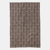 Serviette de cuisine murale en briques (Vertical)