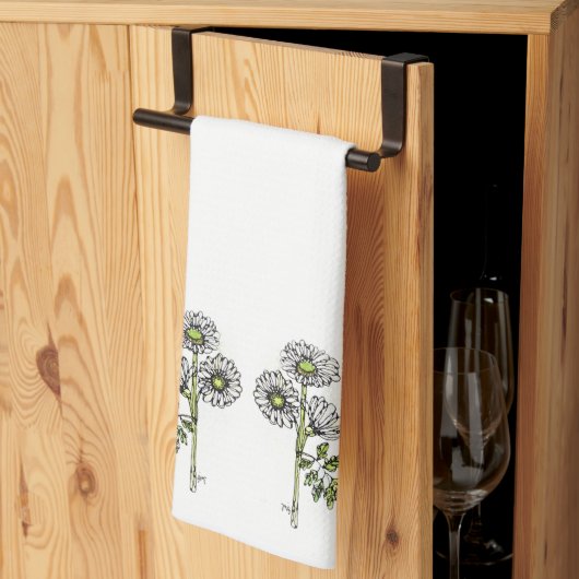 Serviette de cuisine - NGA Blancs (Pliage en tiers)