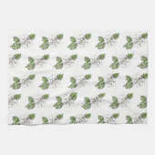 Serviette de cuisine - NGA Gardenias blancs (Horizontal)