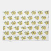 Serviette de cuisine - NGA Jaune Iris (Horizontal)