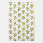 Serviette de cuisine - NGA Jaune Iris (Vertical)