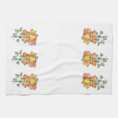 Serviette de cuisine - NGA Rose orange (Horizontal)