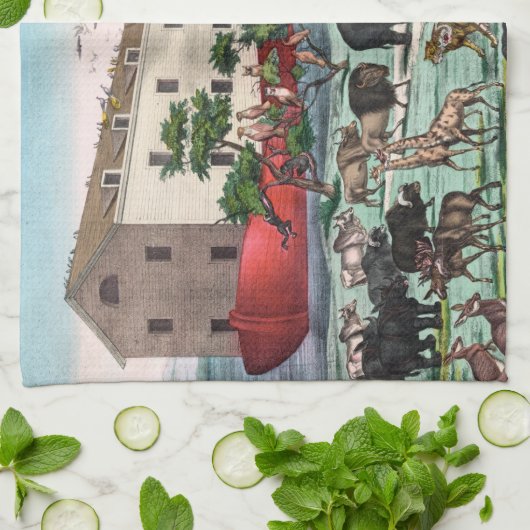 Serviette de cuisine "Noah's Ark" (Plié)