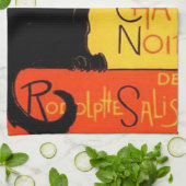 Serviette de cuisine Noir de conversation (Plié)