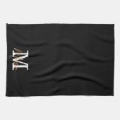 Serviette de cuisine noire (Horizontal)