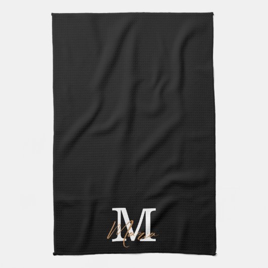 Serviette de cuisine noire (Vertical)