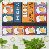 Serviette de cuisine NOMMÉE FAITE SUR COMMANDE (Plié)