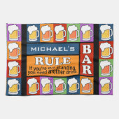 Serviette de cuisine NOMMÉE FAITE SUR COMMANDE (Horizontal)