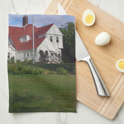 Serviette de cuisine North Point Lighthouse (Quart Plié)