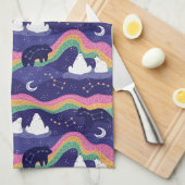 Serviette de cuisine Northern Lights (Quart Plié)