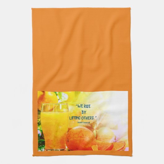 Serviette de cuisine "Nous nous levons en levant l (Vertical)